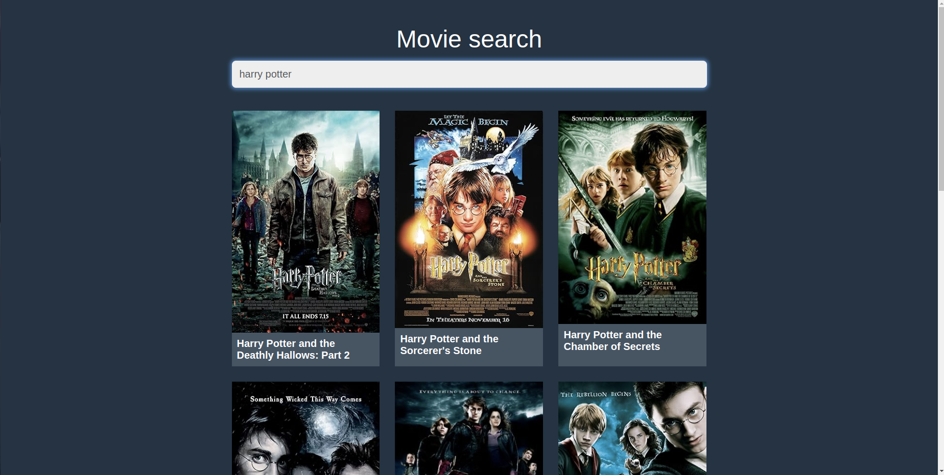 Movie Search